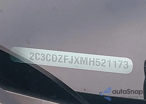 2021 Dodge Challenger R/T Scat Pack Widebody из США, поврежденный, VIN 2C3CDZFJXMH521173